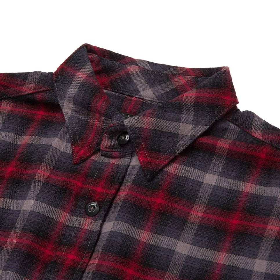 KOSZULA STRETCH FLANNEL-red-S