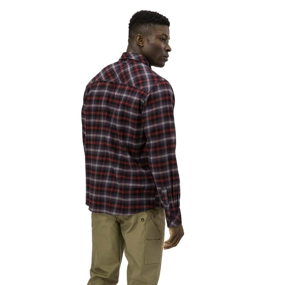 KOSZULA STRETCH FLANNEL-red-S