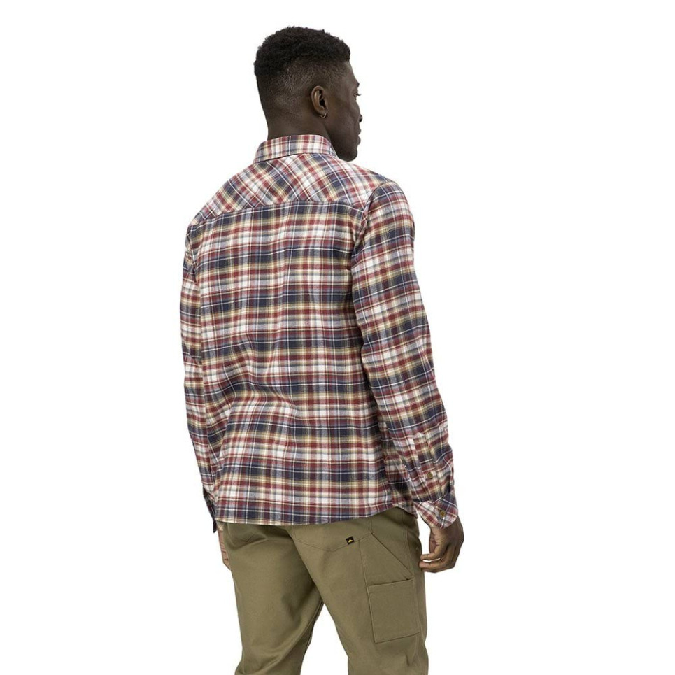 KOSZULA STRETCH FLANNEL-brown-M