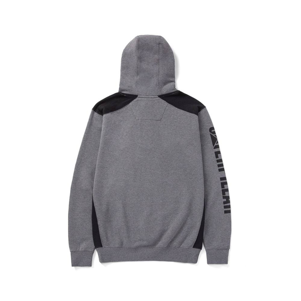 BLUZA LOGO PANEL HOODED